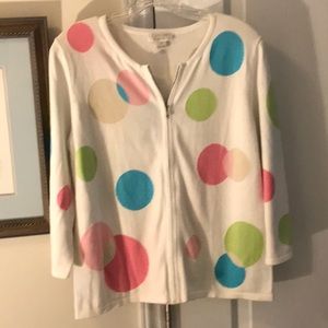 This cute sweater says it all!  Pretty in pastels!